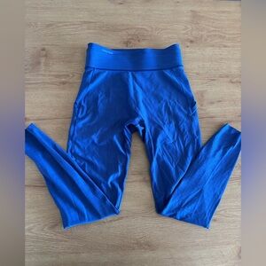 Outdoor Voices Blue Leggings High-Waist Full-Length